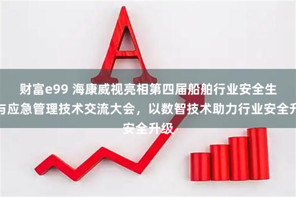 财富e99 海康威视亮相第四届船舶行业安全生产与应急管理技术交流大会，以数智技术助力行业安全升级
