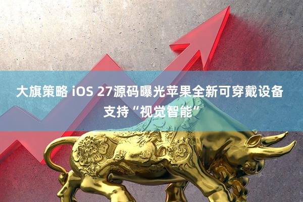 大旗策略 iOS 27源码曝光苹果全新可穿戴设备 支持“视觉智能”