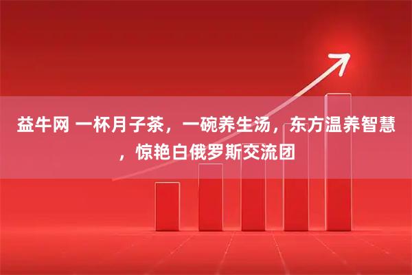 益牛网 一杯月子茶，一碗养生汤，东方温养智慧，惊艳白俄罗斯交流团