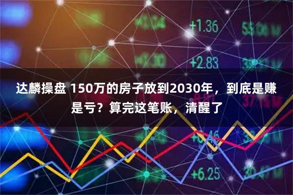 达麟操盘 150万的房子放到2030年，到底是赚是亏？算完这笔账，清醒了